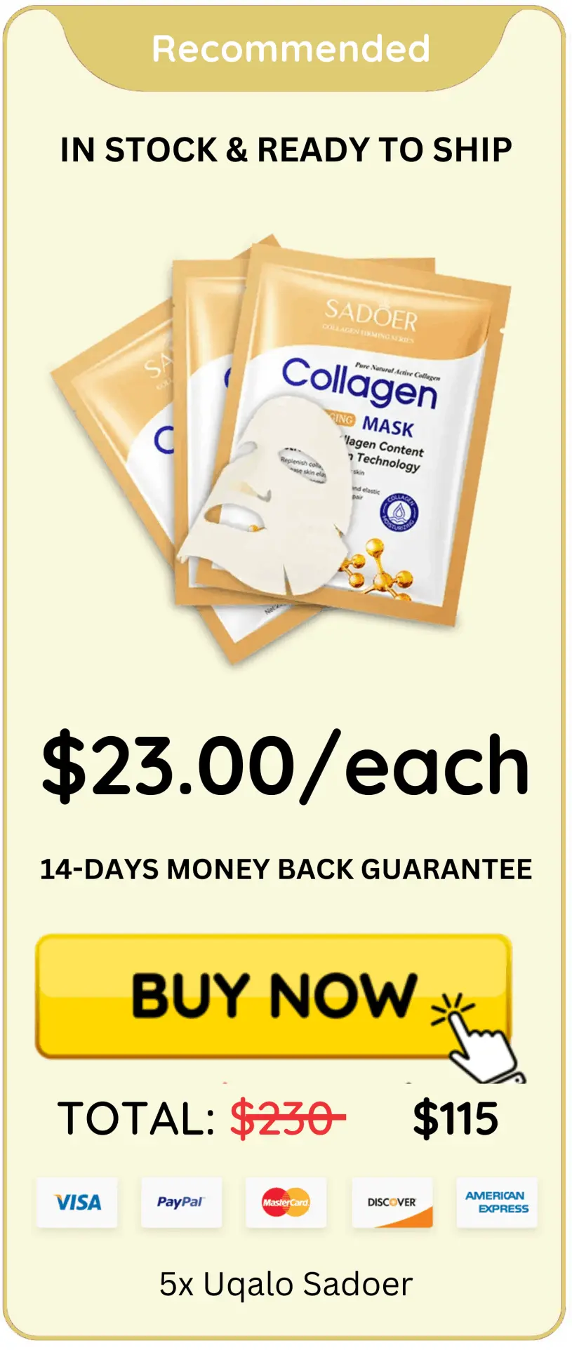 Uqalo Sadoer offer price